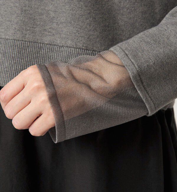 UNITED ARROWS green label relaxing「ポロニット ドッキング プルオーバー」|ニット・セーター|