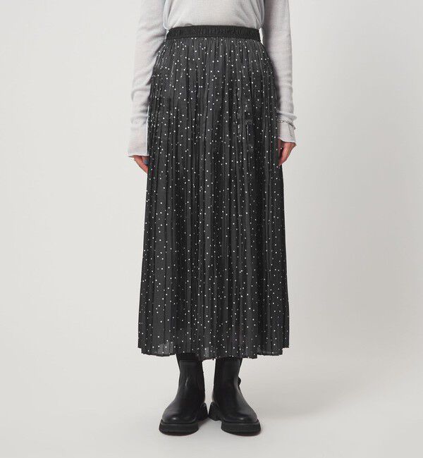 UNITED ARROWS green label relaxing「シャイニー プリーツ スカート」|スカート|