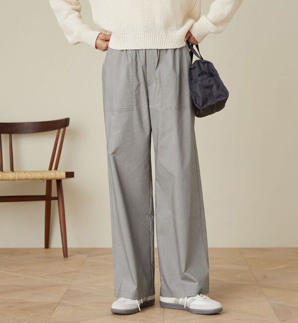 UNITED ARROWS green label relaxing「［size SHORT/TALLあり］オルマイ LI/MIX ベイカー パンツ」|その他|LT.GRAY