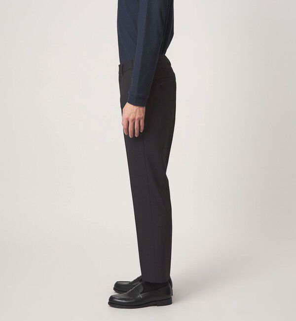 UNITED ARROWS green label relaxing「A+ ポリエステル シャークスキン スタンダード イージー セットアップ パンツ スラックス -ウォッシャブル」|スラックス|