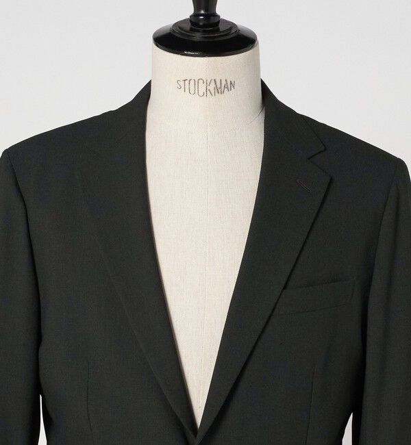 UNITED ARROWS green label relaxing「A+ ポリエステル シャークスキン 2B スタンダード セットアップ ジャケット -ウォッシャブル・ストレッチ-」|テーラードジャケット|