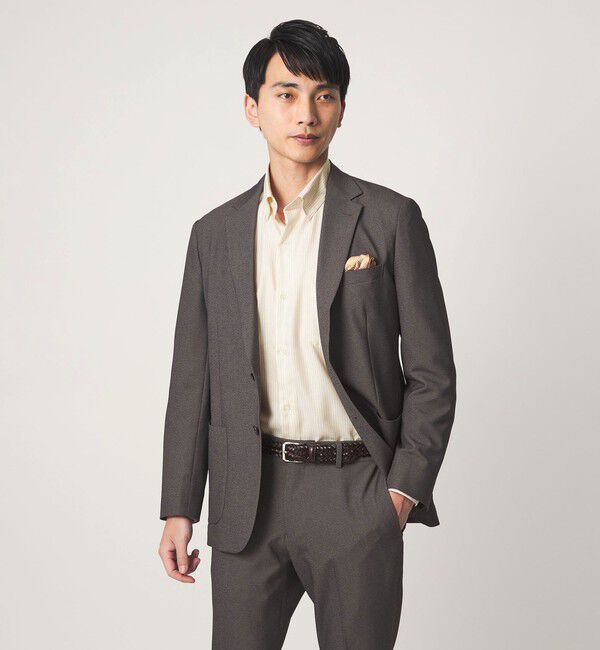 UNITED ARROWS green label relaxing「エブリット コットンオックス ストライプ スナップ ボタンダウン シャツ -イージーアイロン-」|シャツ・ブラウス|