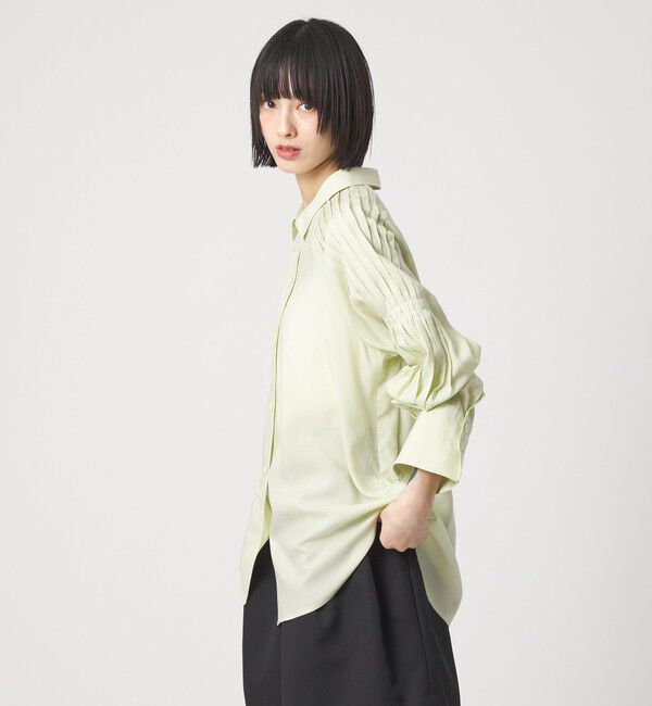 EMMEL REFINES「＜EMMEL REFINES＞EM ソデタック オーバーシャツ」|シャツ・ブラウス|