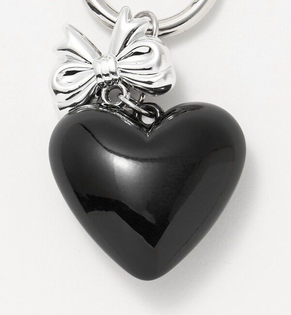 BEAUTY&YOUTH UNITED ARROWS「リボン&times;ハート チャーム」|チャーム・キーホルダー|