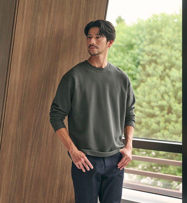 BEAUTY&YOUTH UNITED ARROWS「【WEB限定 WARDROBE SMART】エアリー カノコ  カットソー 【抗菌・防臭】」|Tシャツ・カットソー|