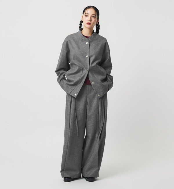 BEAUTY&YOUTH UNITED ARROWS「毛ブレンド スナップブルゾン」|ブルゾン・スタジャン|