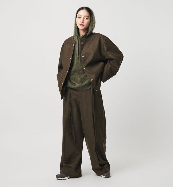 BEAUTY&YOUTH UNITED ARROWS「毛ブレンド スナップブルゾン」|ブルゾン・スタジャン|