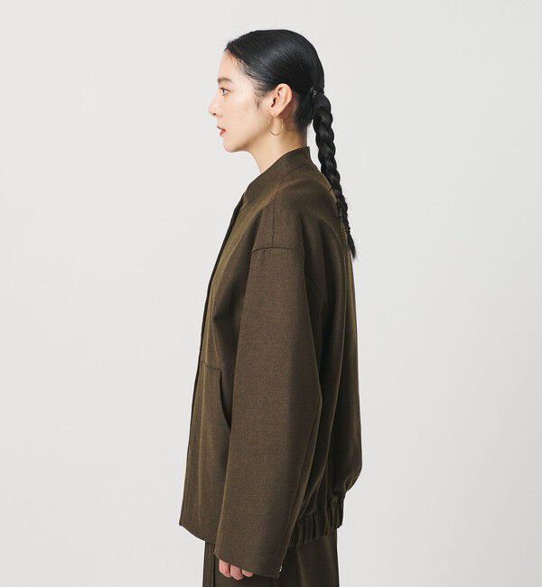 BEAUTY&YOUTH UNITED ARROWS「毛ブレンド スナップブルゾン」|ブルゾン・スタジャン|