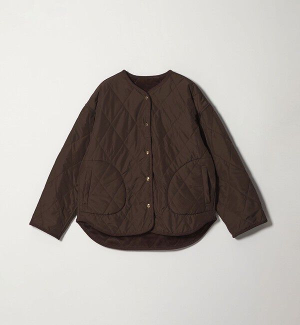 BEAUTY&YOUTH UNITED ARROWS「【WEB限定】キルティング&times;フェイクファー リバーシブルブルゾン」|その他|DK.BROWN