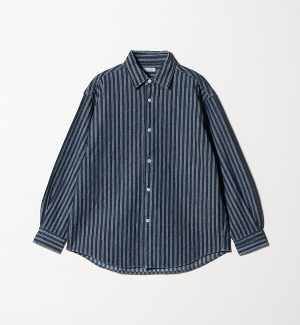 BEAUTY&YOUTH UNITED ARROWS「ストライプ デニム オーバー シャツ」|シャツ・ブラウス|COBALT
