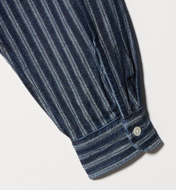 BEAUTY&YOUTH UNITED ARROWS「ストライプ デニム オーバー シャツ」|シャツ・ブラウス|