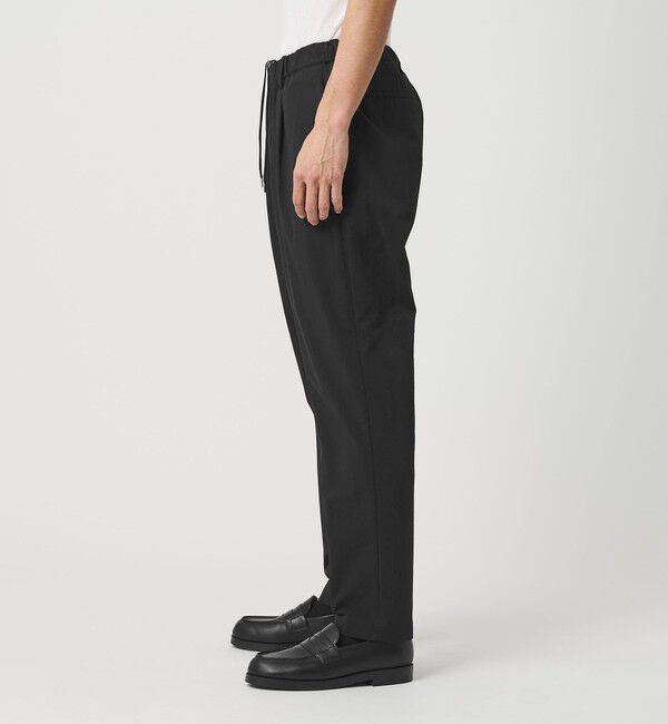 BEAUTY&YOUTH UNITED ARROWS「360&deg;MASTER 1プリーツ テーパード イージーパンツ NO.5 セットアップ対応 撥水 ストレッチ ウォッシャブル」|チノ|