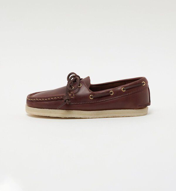 BEAUTY&YOUTH UNITED ARROWS「＜Clarks Originals＞Godney Boat シューズ/ダークブラウン」|デッキシューズ|DK.BROWN