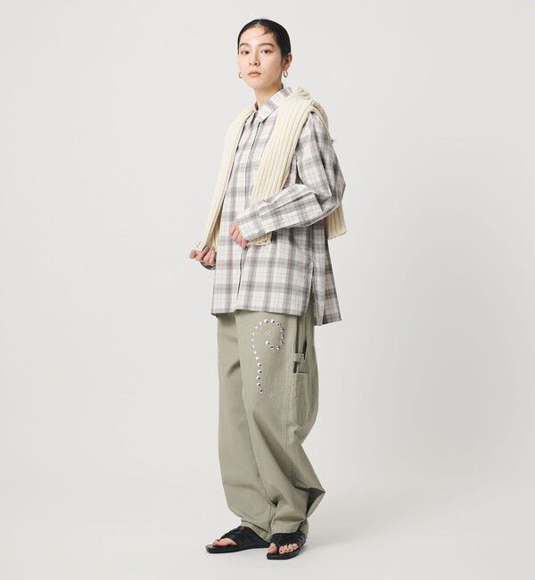 BEAUTY&YOUTH UNITED ARROWS「コットン チェック オーバーサイズ シャツ」|シャツ・ブラウス|