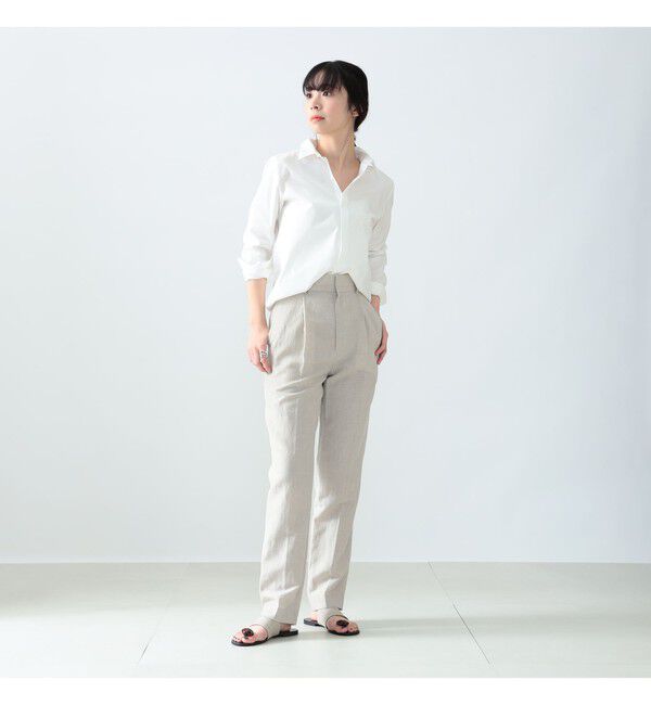 Demi-Luxe BEAMS 「AK+1 / 刺繍 レギュラーカラーシャツ」|シャツ・ブラウス|