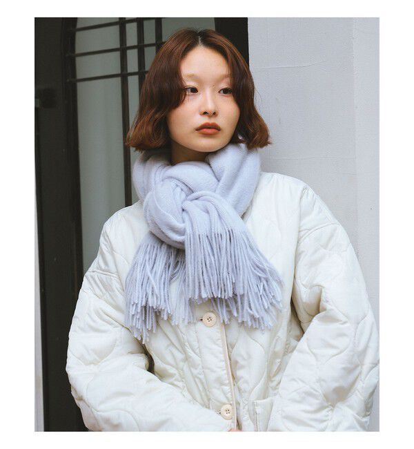 Ray BEAMS 「無地 カラー ロング マフラー」|ストール|