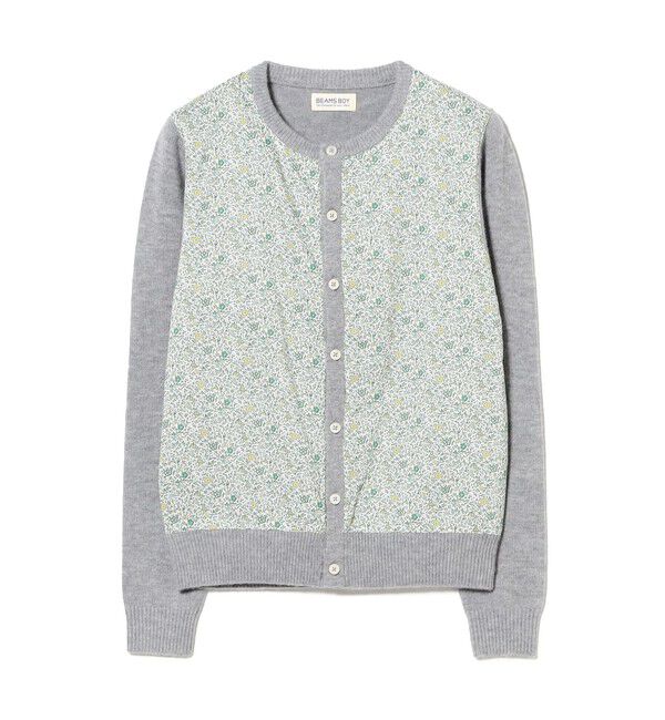 BEAMSBOY「リバティ パッチ カーディガン」|ニット・セーター|