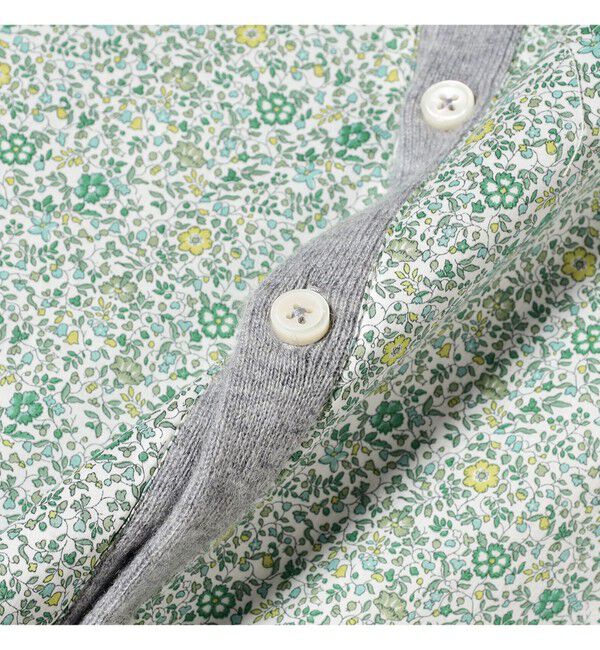 BEAMSBOY「リバティ パッチ カーディガン」|ニット・セーター|