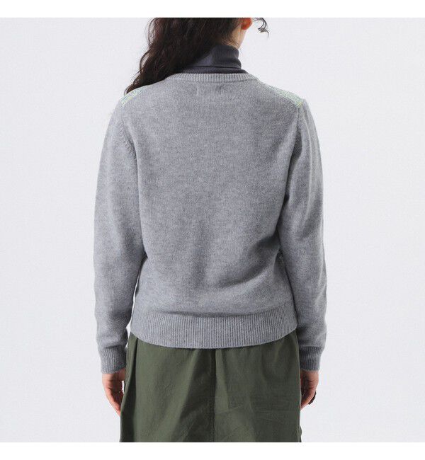 BEAMSBOY「リバティ パッチ カーディガン」|ニット・セーター|