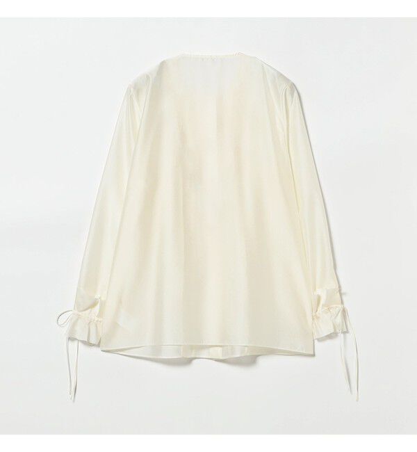 Demi-Luxe BEAMS 「フリル オーガンジー ブラウス」|シャツ・ブラウス|