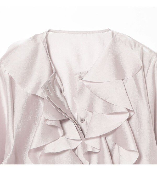 Demi-Luxe BEAMS 「フリル オーガンジー ブラウス」|シャツ・ブラウス|