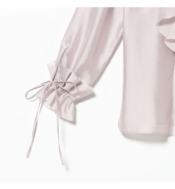 Demi-Luxe BEAMS 「フリル オーガンジー ブラウス」|シャツ・ブラウス|