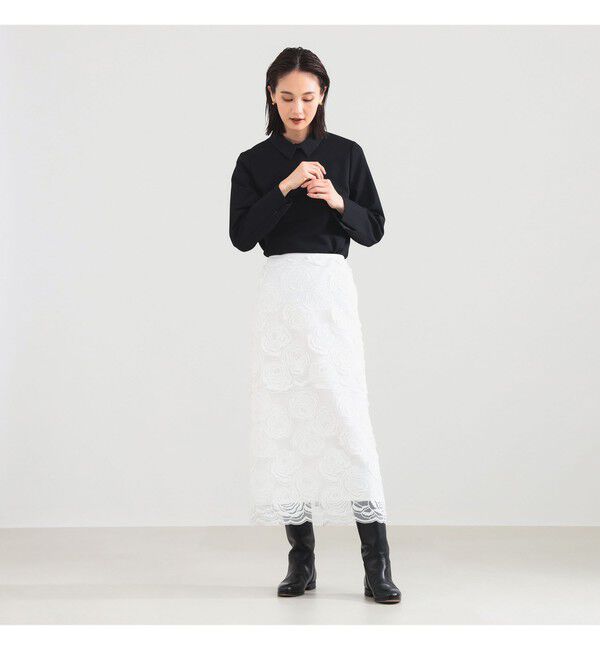 Demi-Luxe BEAMS 「アタッチドカラー ツイルシャツ」|シャツ・ブラウス|