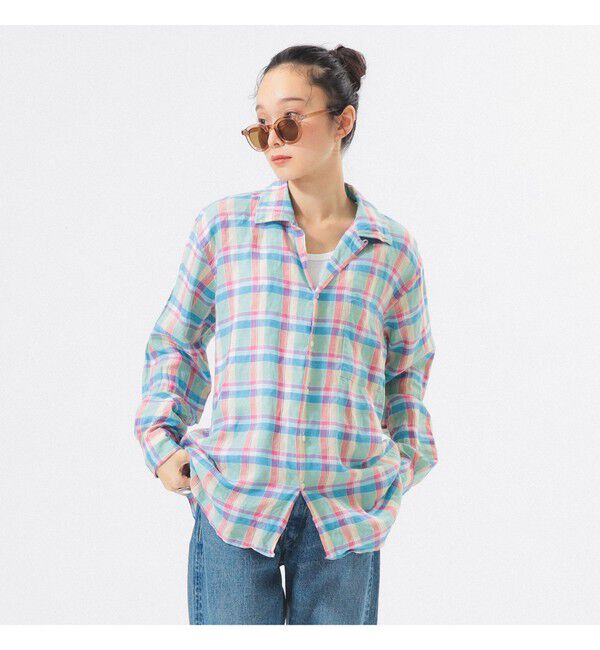 BEAMSBOY「【別注】INDIVIDUALIZED SHIRTS / オープン カラー シャツ」|シャツ・ブラウス|