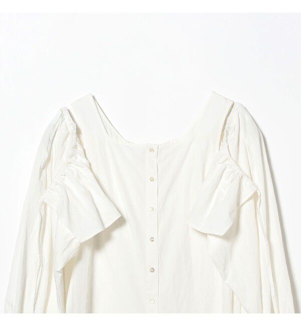 Ray BEAMS 「ヨーク レイヤー オフショルダー ブラウス」|シャツ・ブラウス|