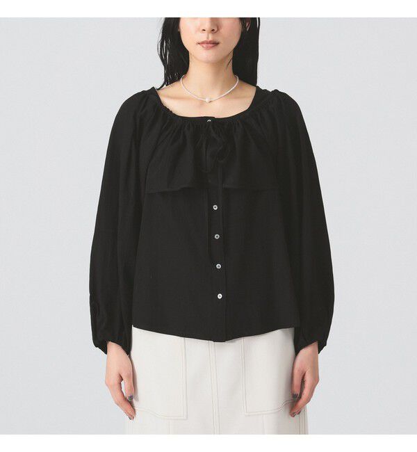 Ray BEAMS 「ヨーク レイヤー オフショルダー ブラウス」|シャツ・ブラウス|