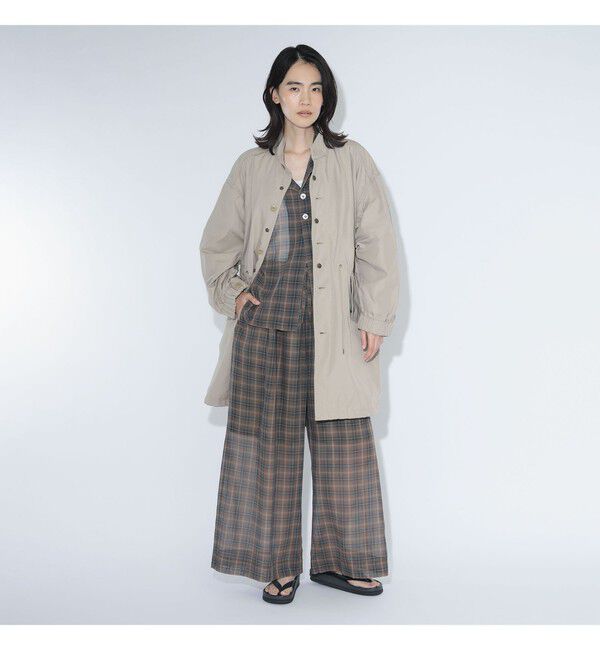 BEAMSBOY「maturely / メモリー ツイル ミリタリー コート」|ダッフルコート|