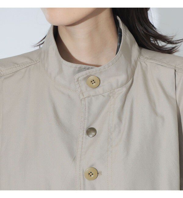 BEAMSBOY「maturely / メモリー ツイル ミリタリー コート」|ダッフルコート|