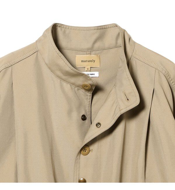 BEAMSBOY「maturely / メモリー ツイル ミリタリー コート」|ダッフルコート|