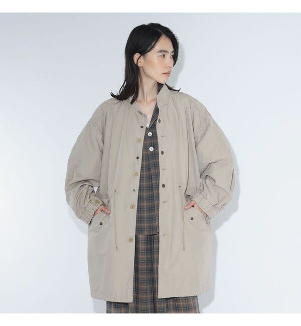 BEAMSBOY「maturely / メモリー ツイル ミリタリー コート」|ダッフルコート|