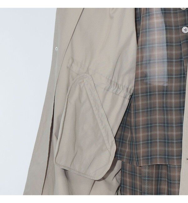 BEAMSBOY「maturely / メモリー ツイル ミリタリー コート」|ダッフルコート|