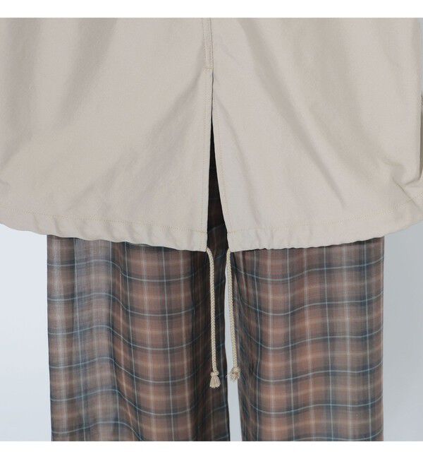 BEAMSBOY「maturely / メモリー ツイル ミリタリー コート」|ダッフルコート|