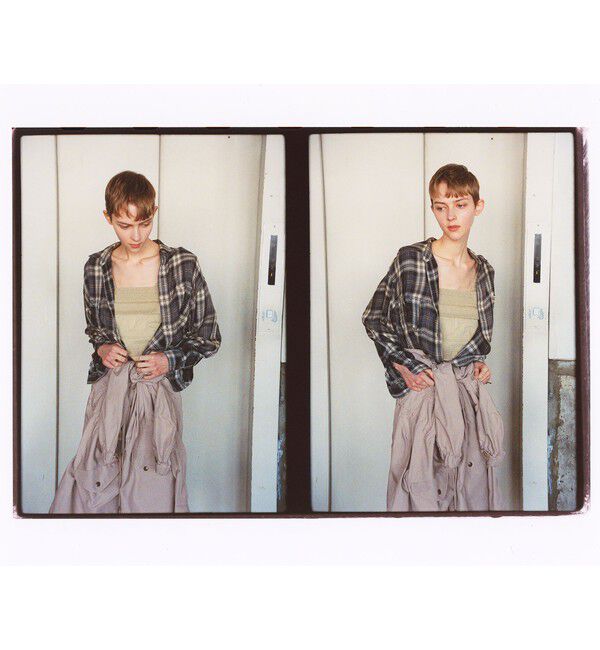 BEAMSBOY「maturely / ブリーチ ストラップ ロングスリーブ」|シャツ・ブラウス|CHARCOAL.G