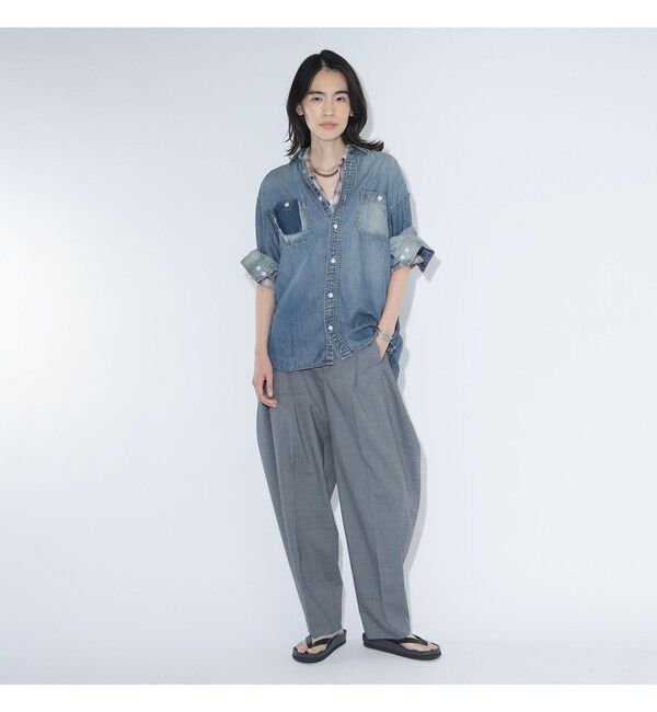 BEAMSBOY「maturely / ブリーチ ストラップ ロングスリーブ」|シャツ・ブラウス|