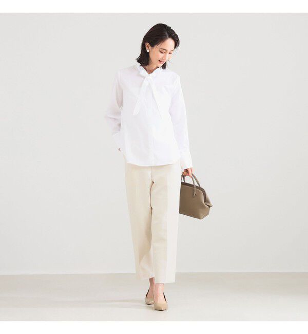 Demi-Luxe BEAMS 「コットン リボンタイ シャツ」|シャツ・ブラウス|