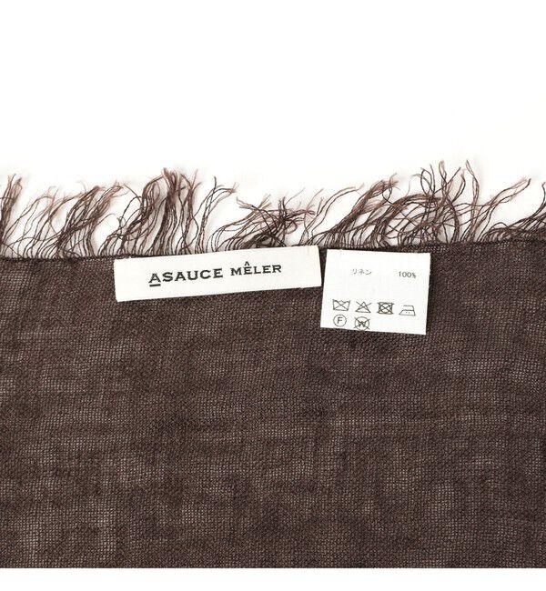 Demi-Luxe BEAMS 「ASAUCE MELER / リネン ガーゼ ストール」|ストール|
