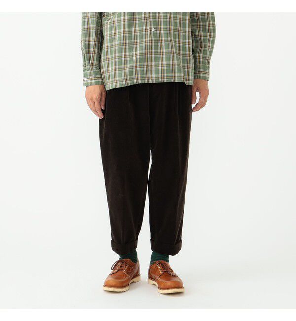 BEAMS PLUS「BEAMS PLUS / 2プリーツ コーデュロイ トラウザーズ」|その他|