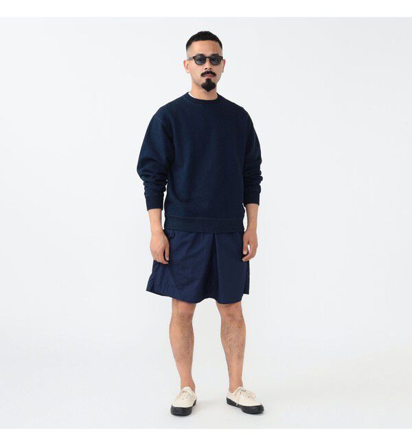 BEAMS PLUS「クルーネック スウェット インディゴ」|スウェット・ジャージ|