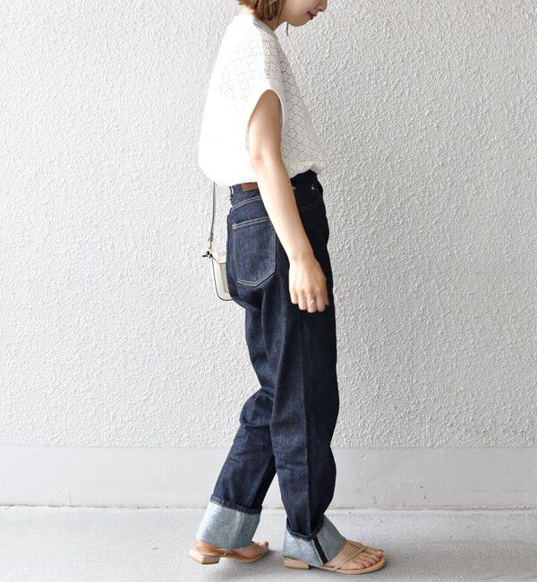 SHIPS for women「《一部追加予約》【WEB限定】〈手洗い可能〉アイレット クルーネック プルオーバー」|Tシャツ・カットソー|