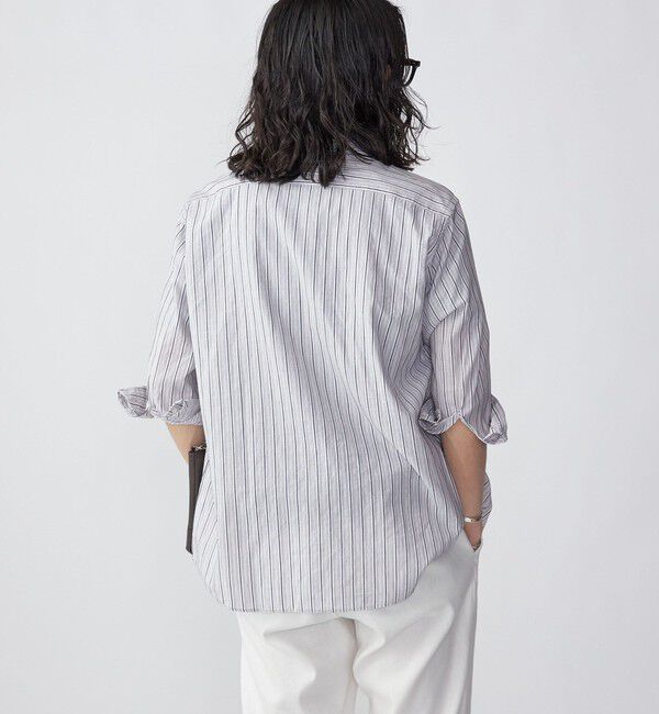 SHIPS「SHIPS: Herdmans コットン/リネン 7スリーブ シャツ」|シャツ・ブラウス|