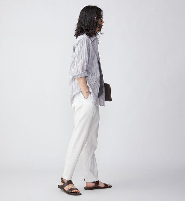 SHIPS「SHIPS: Herdmans コットン/リネン 7スリーブ シャツ」|シャツ・ブラウス|