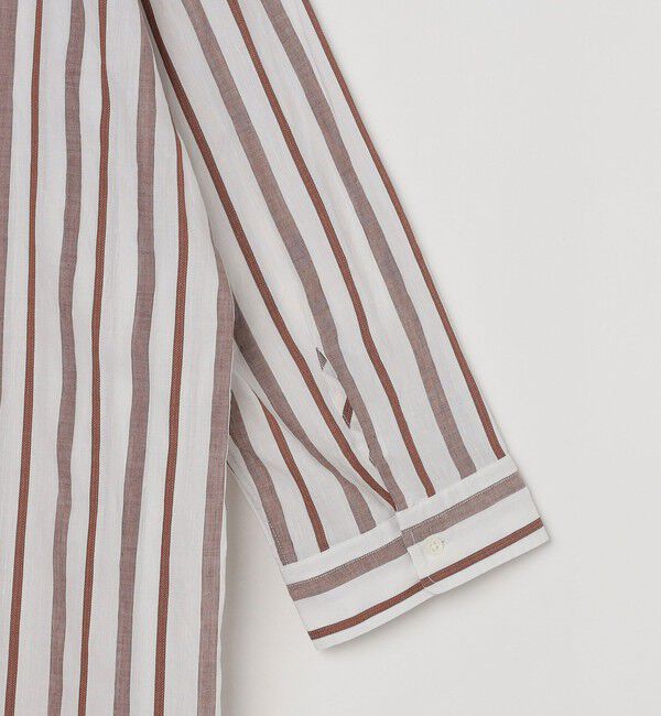 SHIPS「SHIPS: Herdmans コットン/リネン 7スリーブ シャツ」|シャツ・ブラウス|