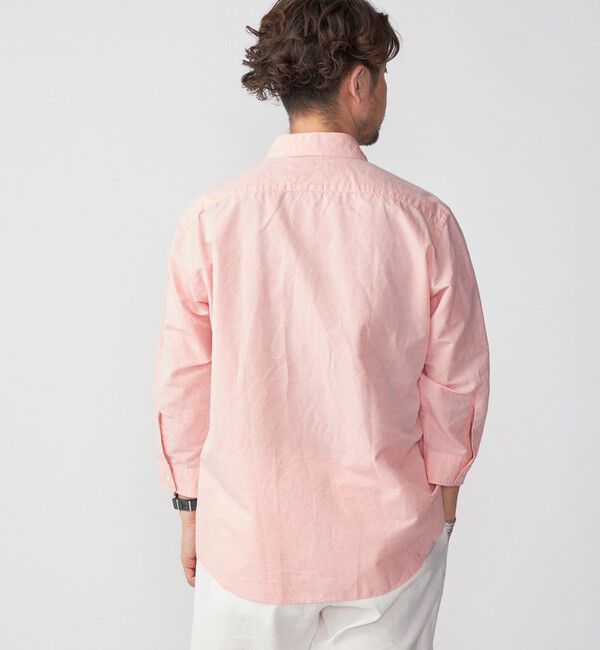 SHIPS「SHIPS: Herdmans コットン/リネン 7スリーブ シャツ」|シャツ・ブラウス|