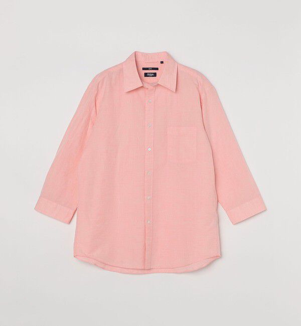 SHIPS「SHIPS: Herdmans コットン/リネン 7スリーブ シャツ」|シャツ・ブラウス|