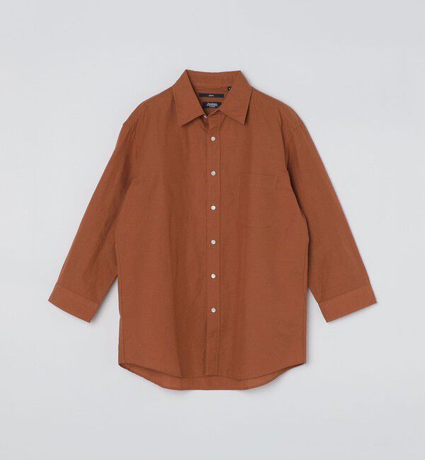 SHIPS「SHIPS: Herdmans コットン/リネン 7スリーブ シャツ」|シャツ・ブラウス|