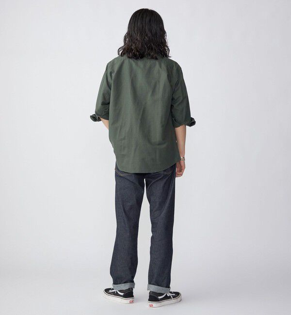 SHIPS「SHIPS: Herdmans コットン/リネン 7スリーブ シャツ」|シャツ・ブラウス|